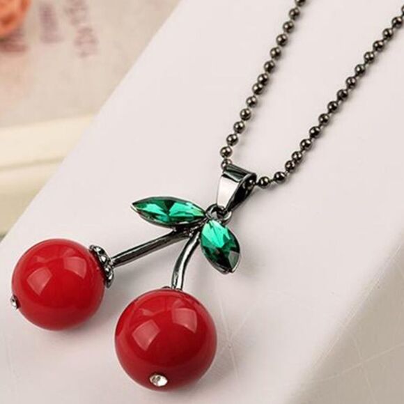 Cherry Necklace  - Picture 1 of 4